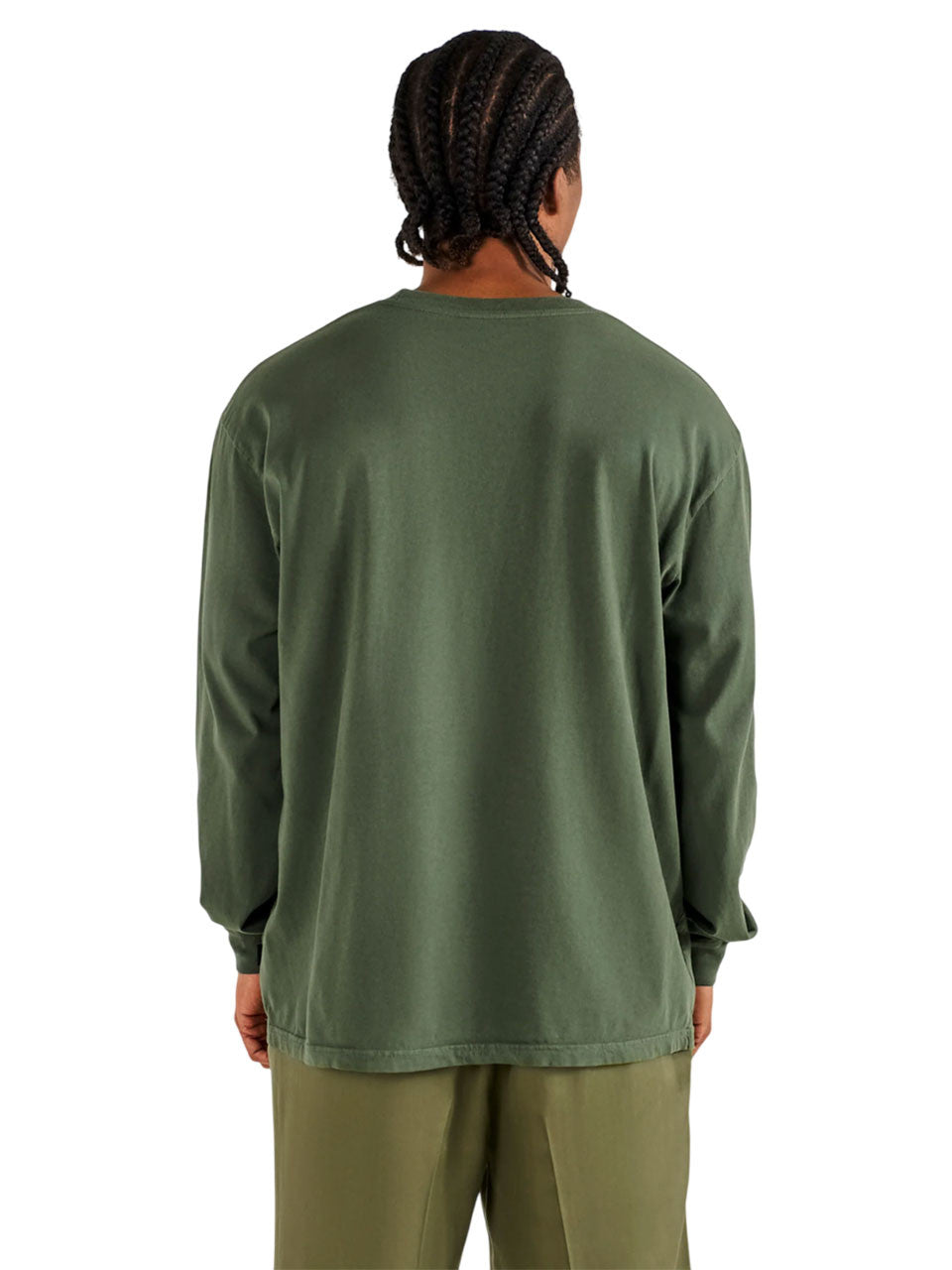 Malbon Gorse Long Sleeve Tee - Olivine