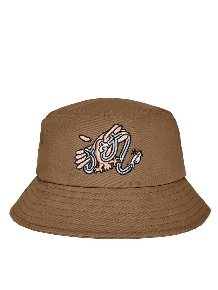 Malbon Hawk and Dove Bucket Hat