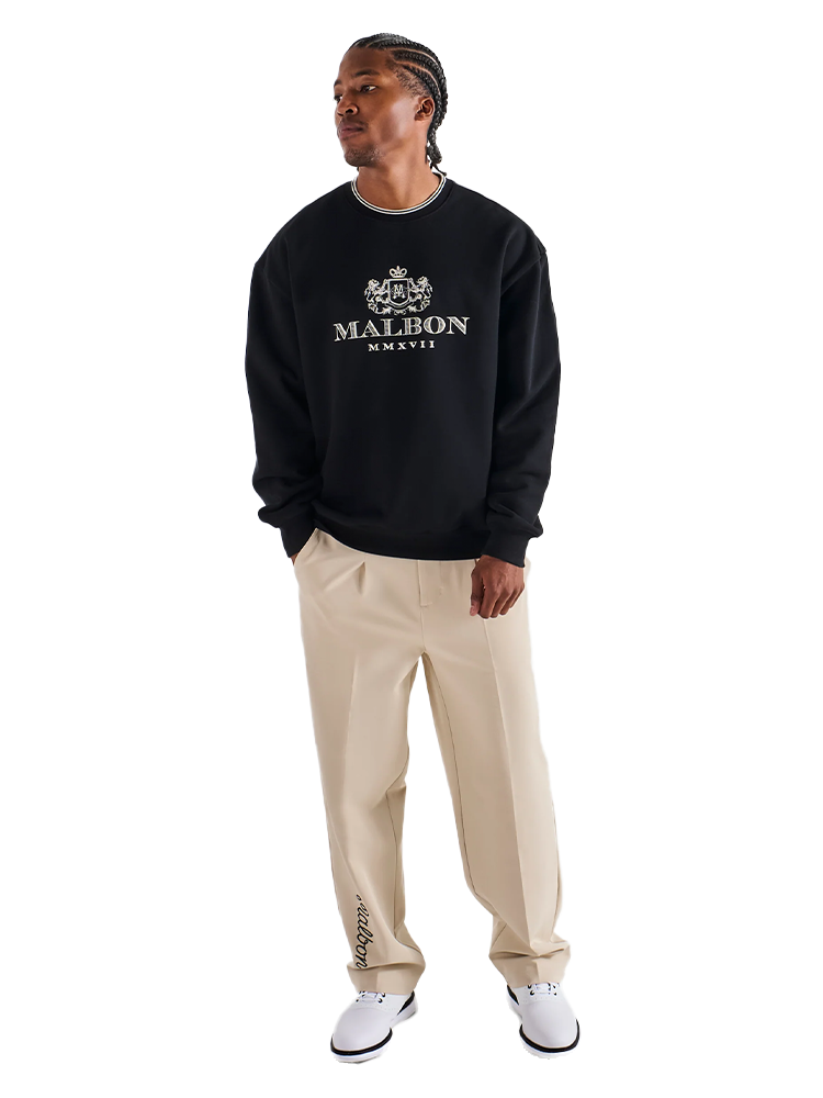 Malbon Monarch Crewneck - Black