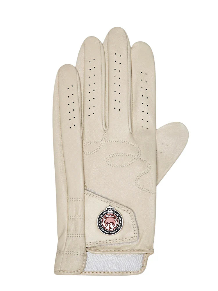 Malbon Oakwood Golf Glove - Ivory