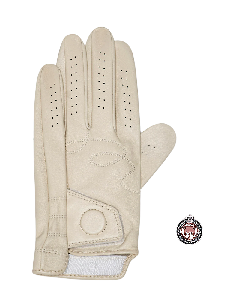 Malbon Oakwood Golf Glove - Ivory