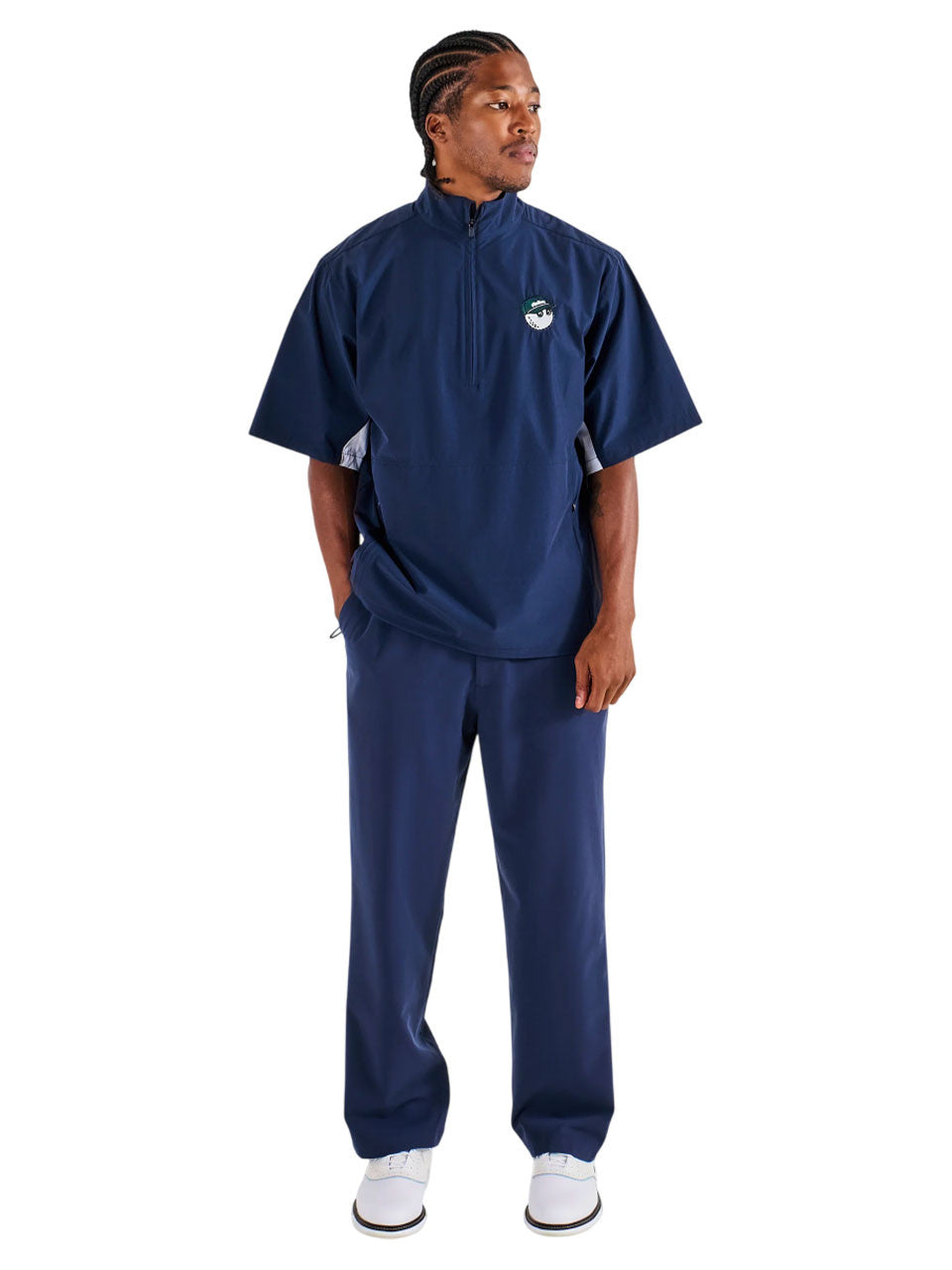 Malbon Pine Windshirt - Navy