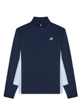 Malbon Santiago Mid Layer - Midnight/White