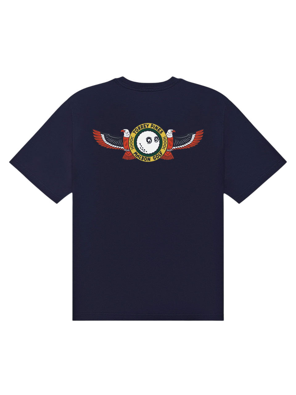 Malbon Torrey Pines Bermuda Eagle Tee - Baritone Blue