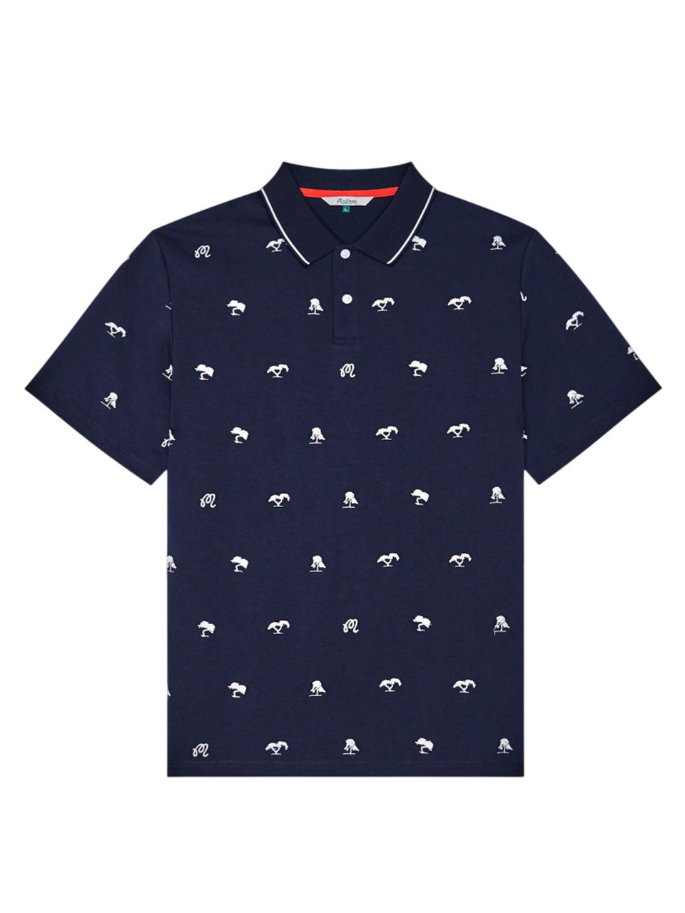 Malbon Torrey Pines Polo - Baritone Blue