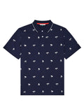 Malbon Torrey Pines Polo - Baritone Blue