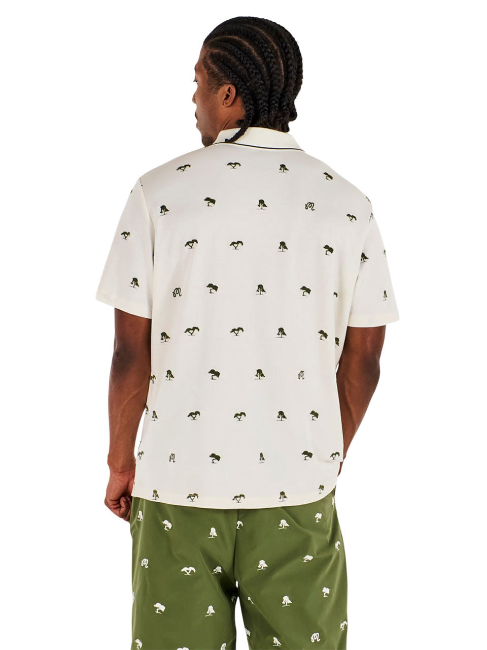 Malbon Torrey Pines Polo - Egret