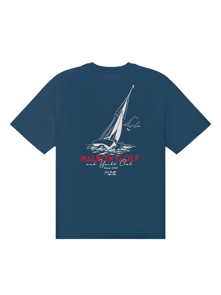 Malbon Vista Keel Tee - Navy