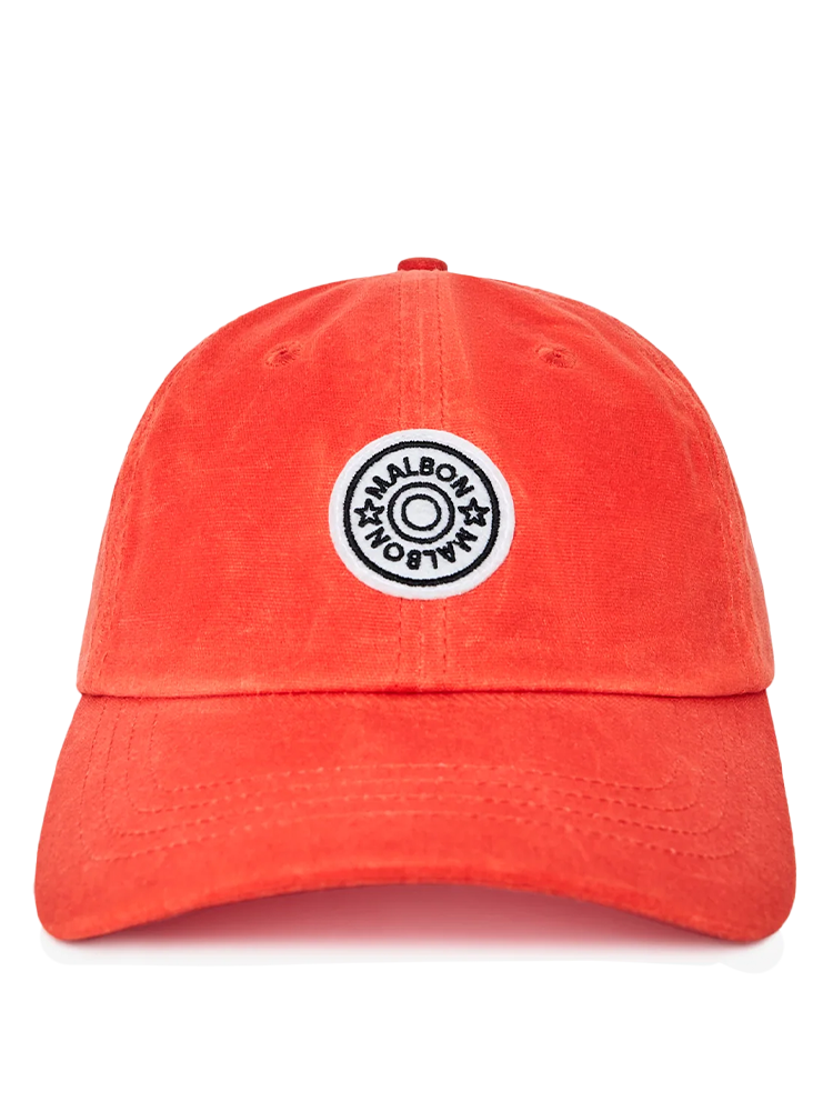 Malbon Waxed Cotton Strapback Cap
