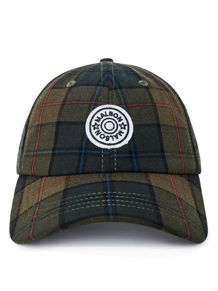 Malbon Waxed Cotton Strapback Cap