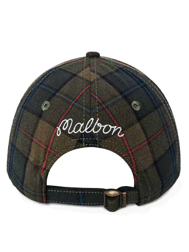 Malbon Waxed Cotton Strapback Cap