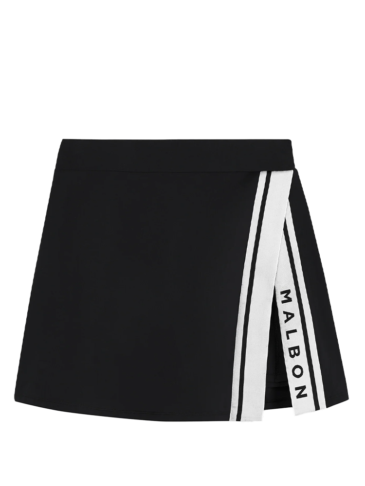 Malbon Womens Baseline Skort - Black