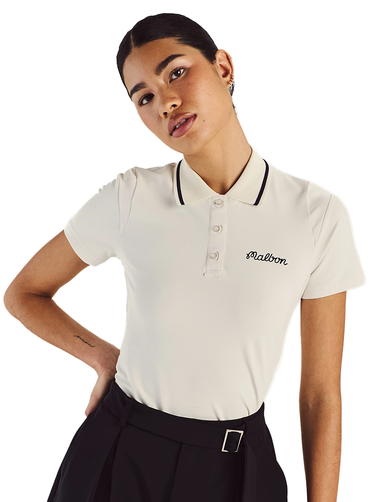 Malbon Womens Paloma Polo - White