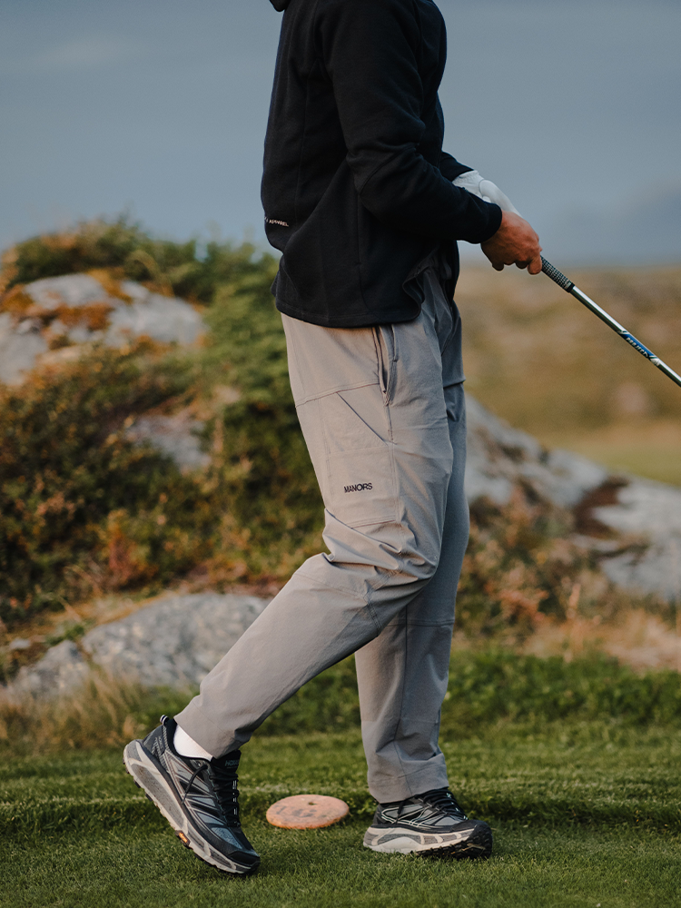 Manors Golf Recycled Greenskeeper Trousers - Steel