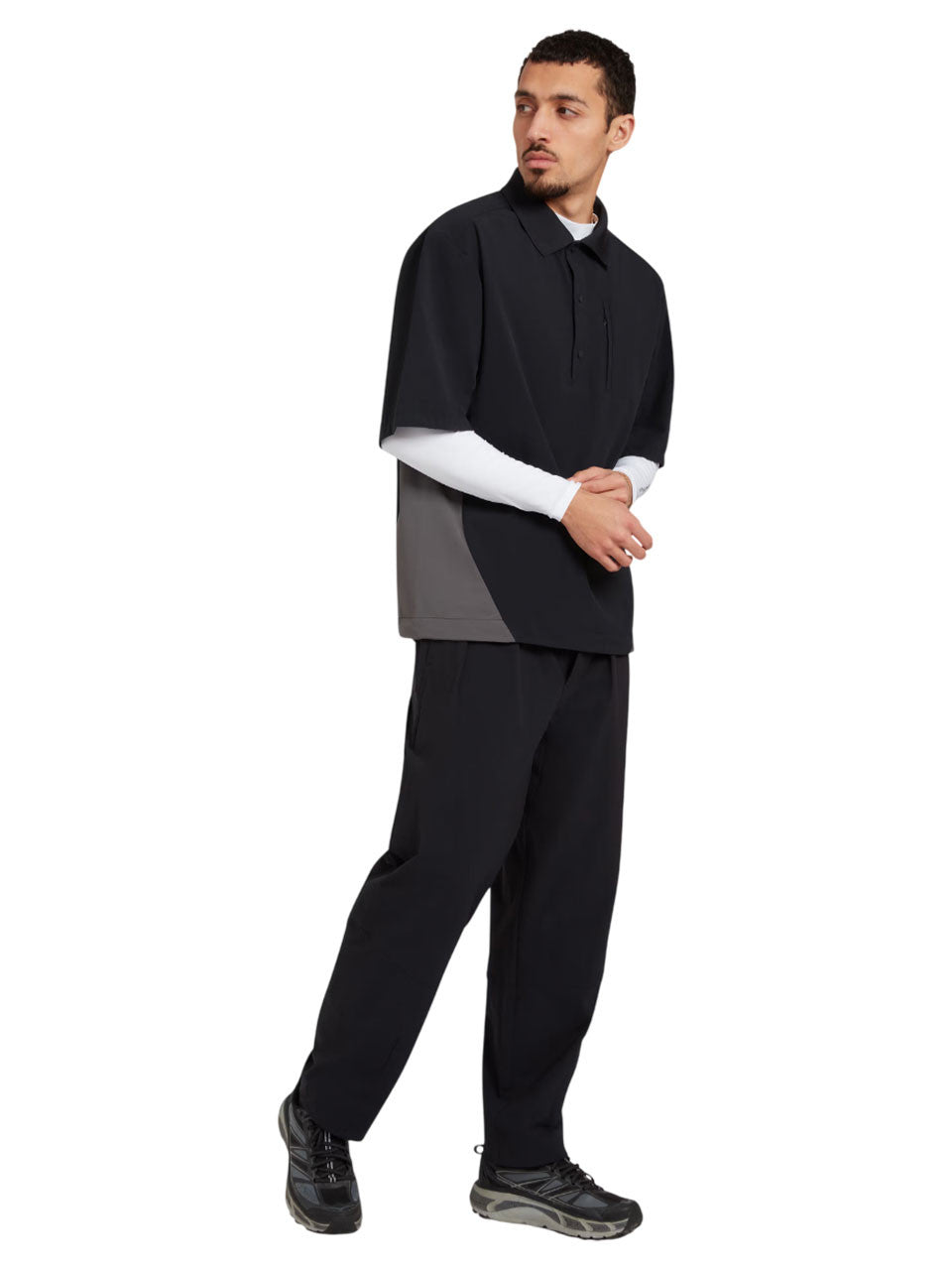 Manors Golf Shooter Shirt - Black