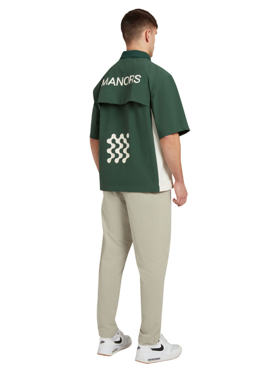 Manors Golf Shooter Shirt - Pine Green