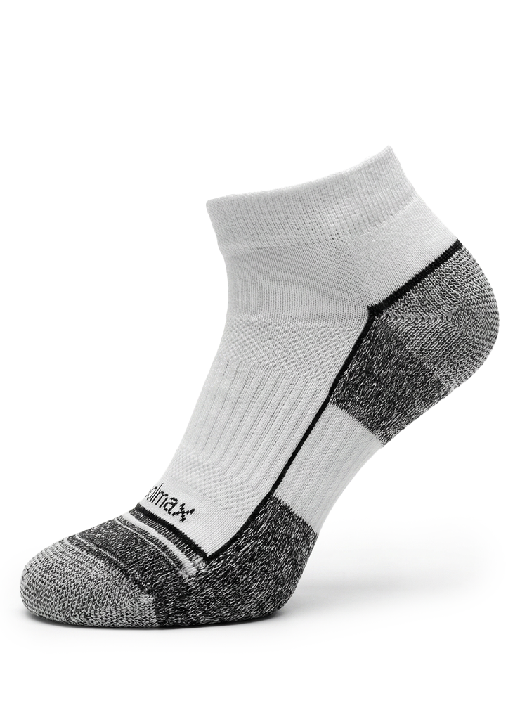 Meikan 3 Pack Quarter Cut Coolmax Comfort Sports Socks - White