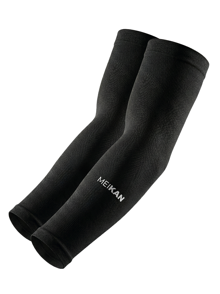 Meikan UPF 50+ Cooling Arm Sleeves - Black