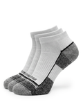 Meikan Womens 3 Pack Low Cut Coolmax Comfort Sports Socks - White