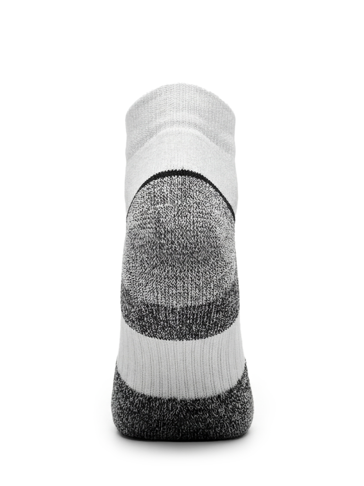 Meikan Womens 3 Pack Quarter Cut Coolmax Comfort Sports Socks - White