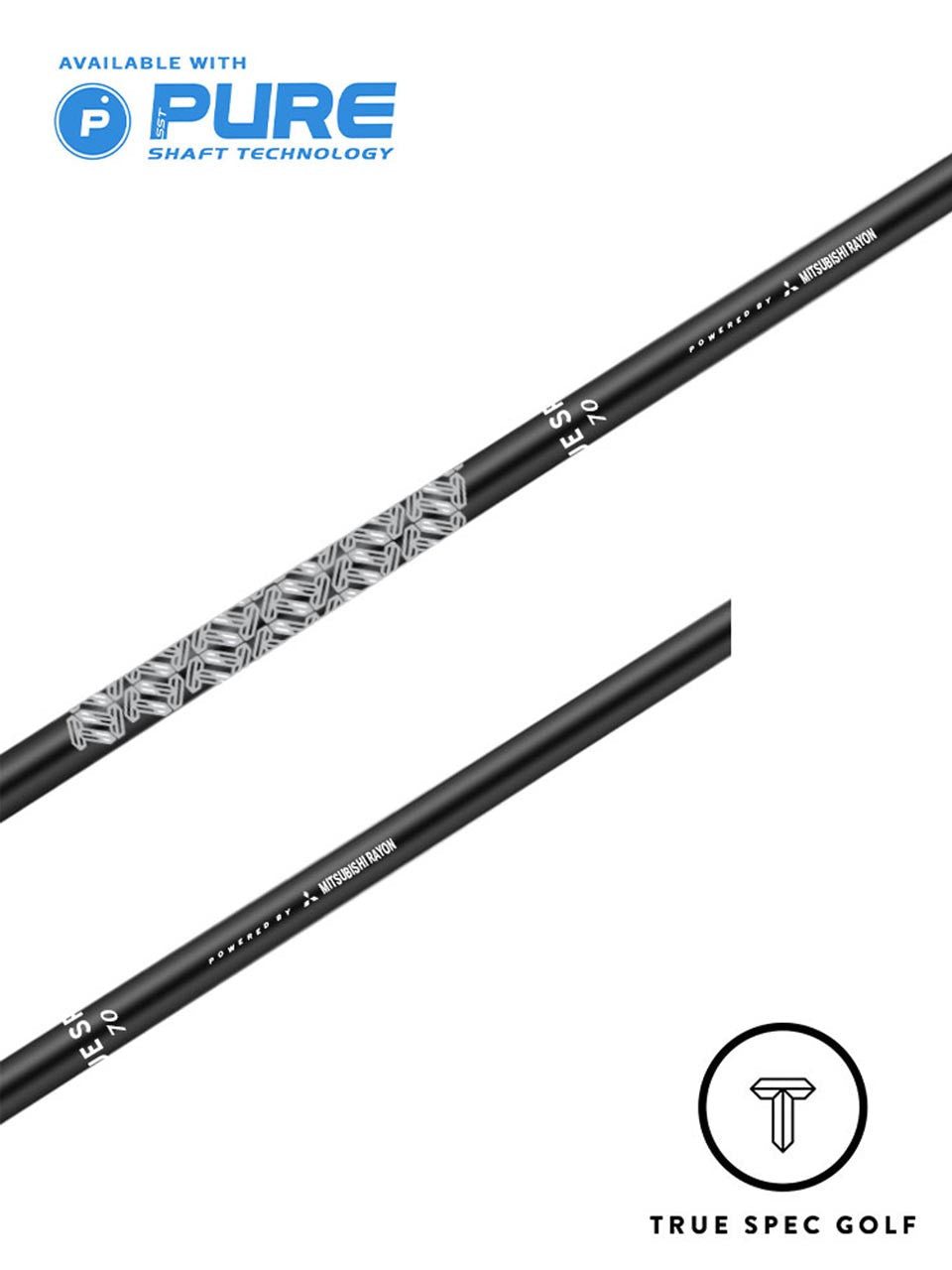 Mitsubishi Chemical 0.370" Iron & Hybrid Shaft engineered by True Spec Golf