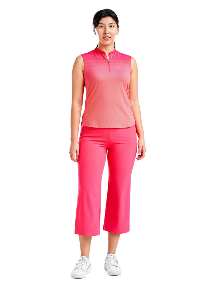 Nivo Womens Linnea Sleeveless Livcool Mock - Cherry