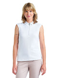 Nivo Womens Nikki II Sleeveless Polo - White