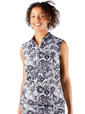 Nivo Womens Leticia Sleeveless Mock - Black