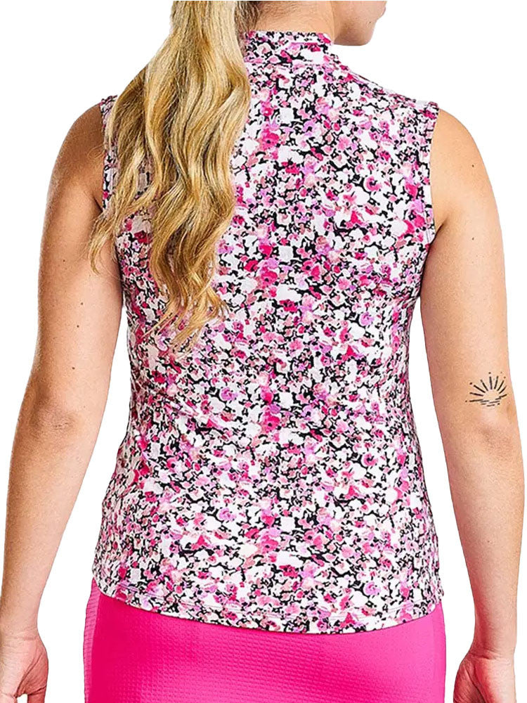 Nivo Womens Linsay Sleeveless Mock - Magenta