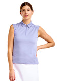 Nivo Womens Nikki II Sleeveless Polo - Pansy Garden