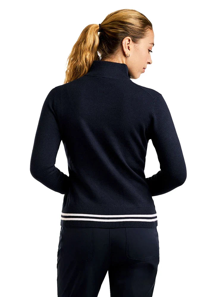 Nivo Womens Scarlet Full Zip Cardigan - Navy