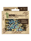 Nova Bamboo Striped Golf Tees - 2.75"