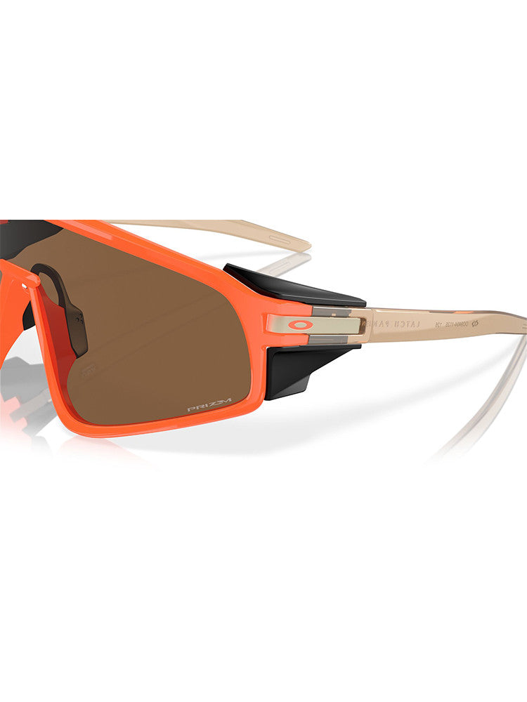 Oakley Latch Panel Sunglasses - Neon Orange w/ Prizm Bronze