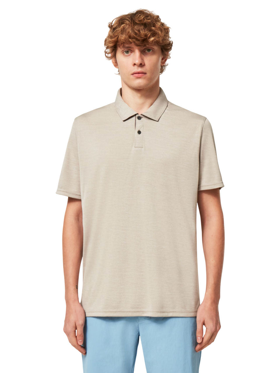 Oakley Aero Hydrolix Polo - Arctic White Heather
