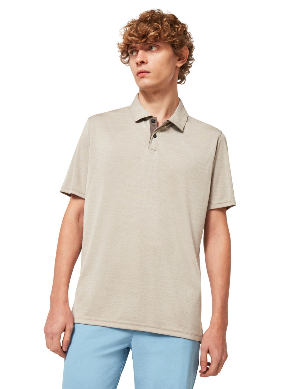 Oakley Aero Hydrolix Polo - Arctic White Heather