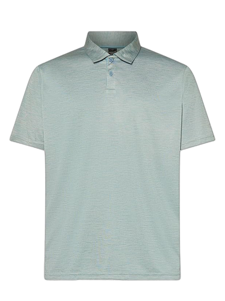 Oakley Aero Hydrolix Polo - Pacific/Cement Heather