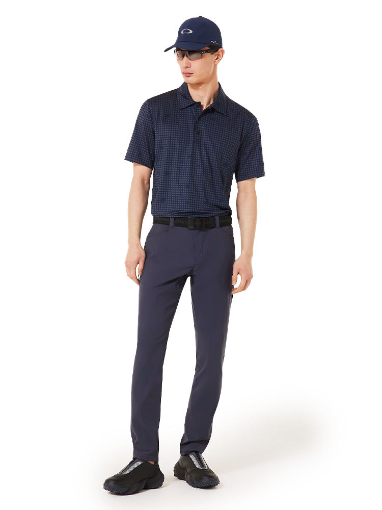 Oakley Grid Camo Polo - Grid Print Abyss