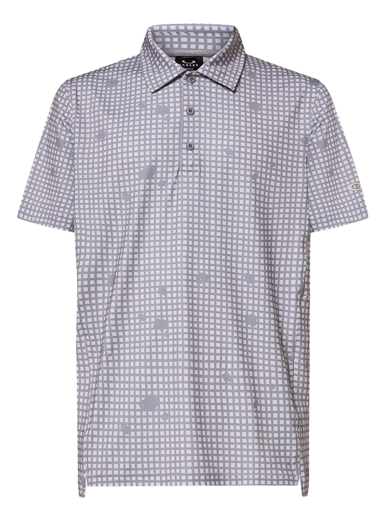 Oakley Grid Camo Polo - Grid Print Cement