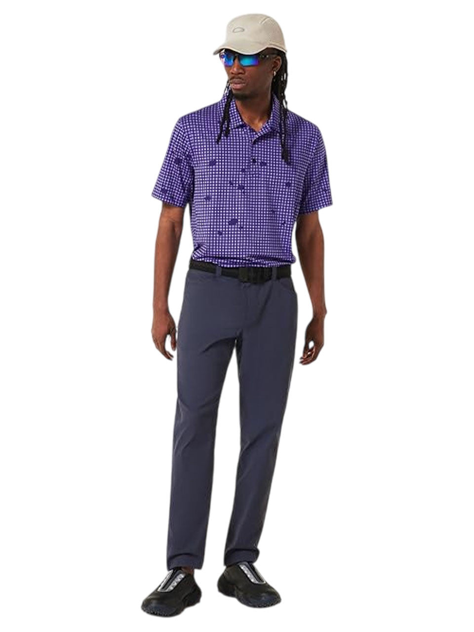 Oakley Grid Camo Polo - Grid Print Violet