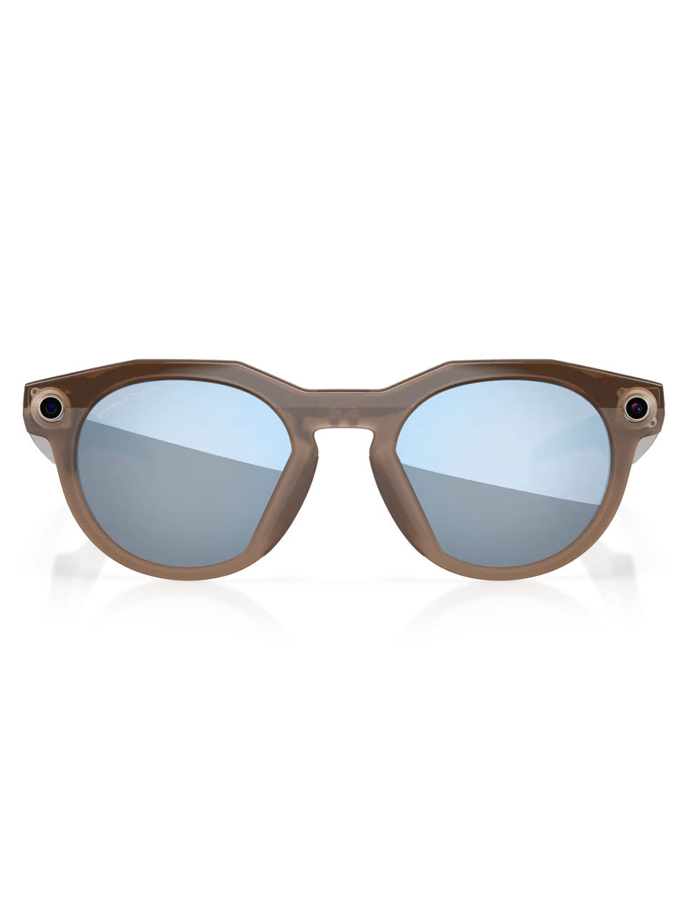 Oakley Meta HSTN Sunglasses - Brown Smoke w/ Prizm Deep Water Polarised