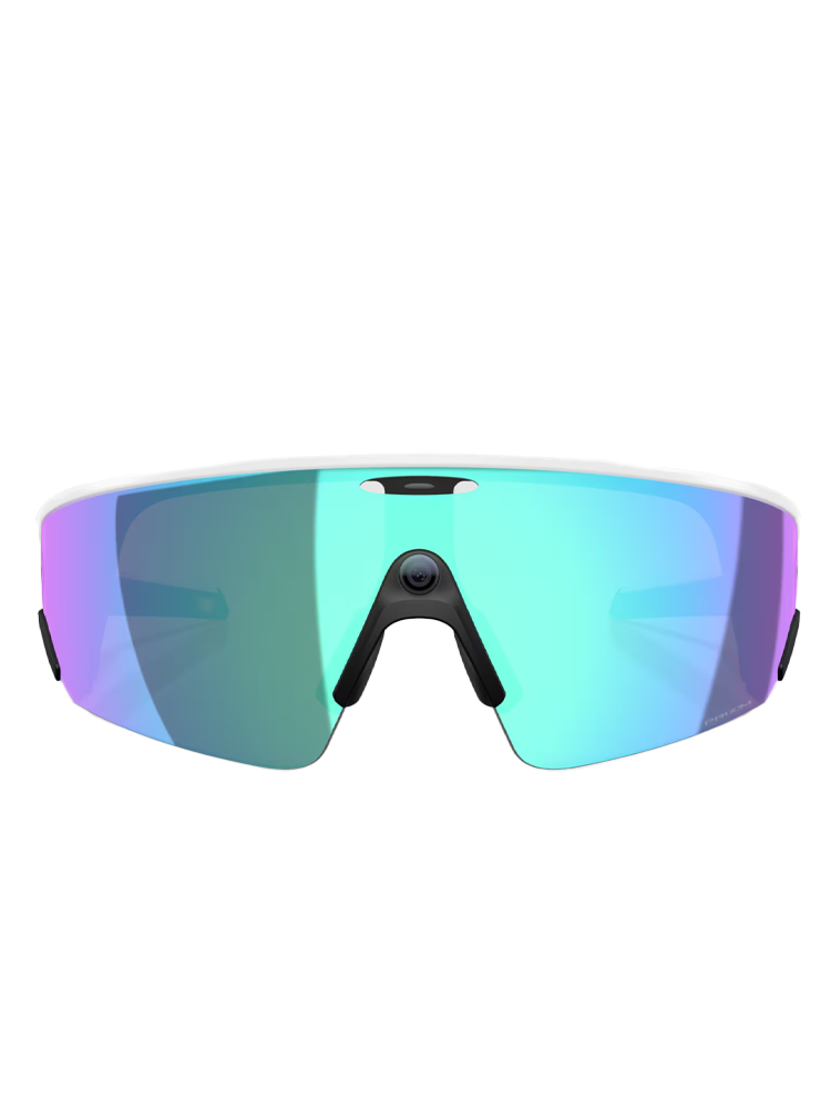 Oakley Meta Vanguard Sunglasses - White w/ Prizm Sapphire