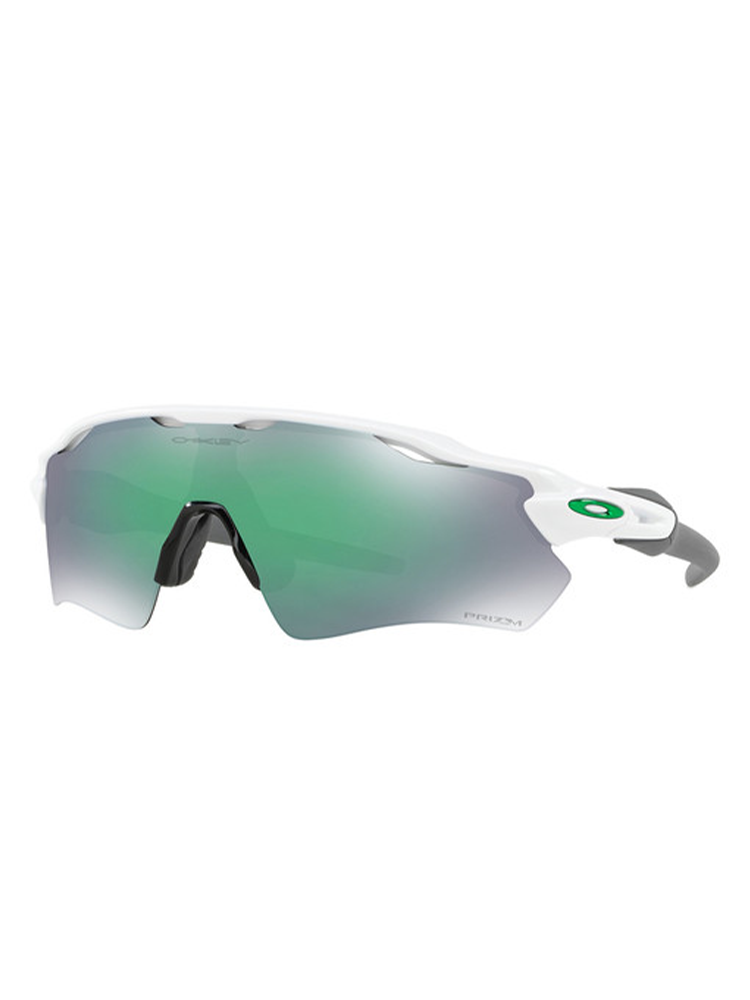 Oakley Radar EV Path Sunglasses - Polished White w/ Prizm Jade