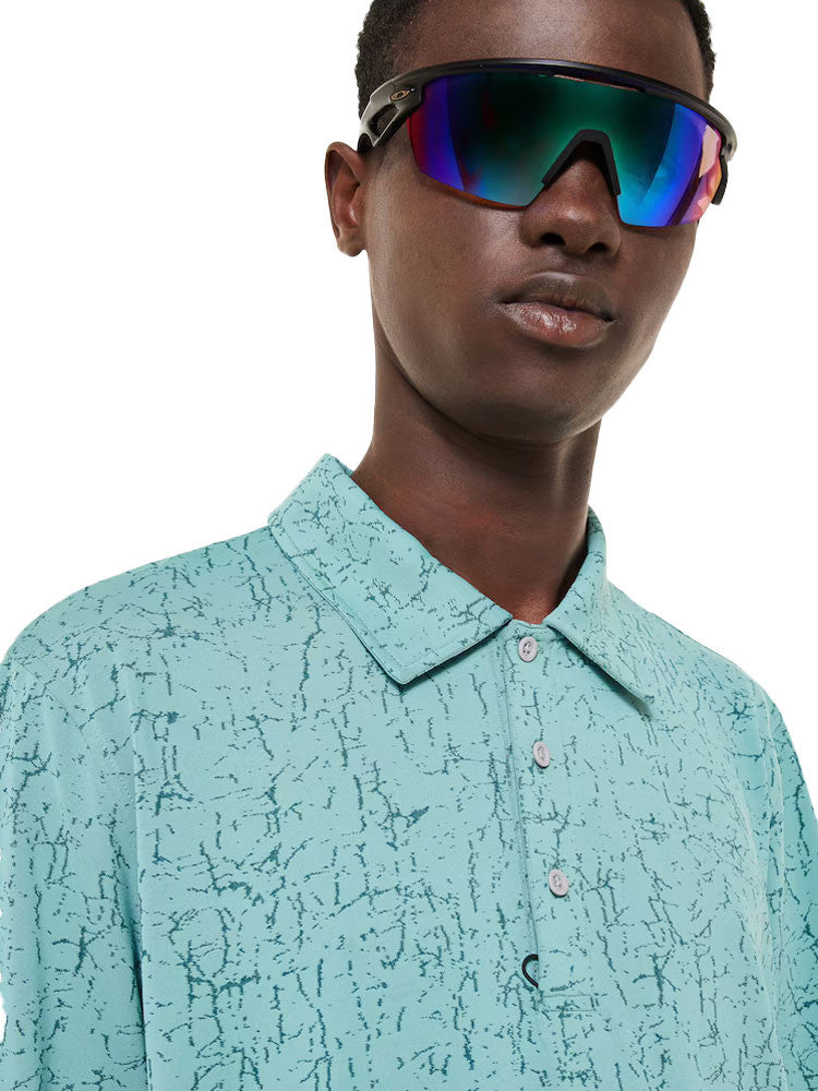 Oakley Resist Jacquard Polo - Pacific