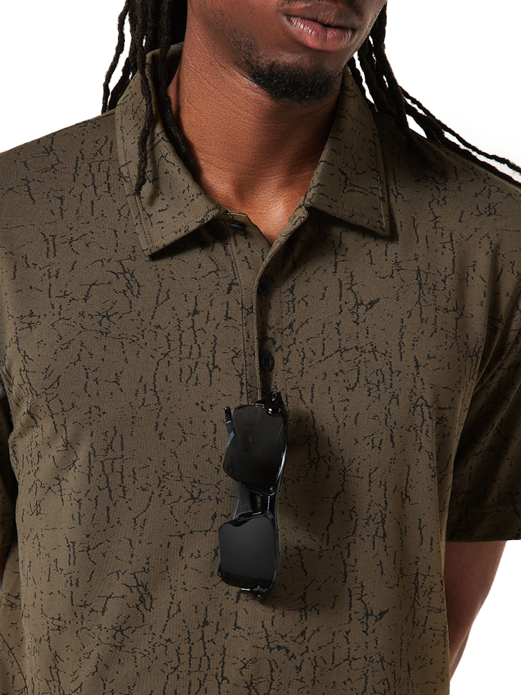 Oakley Resist Jacquard Polo - Army Green