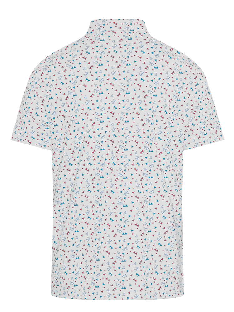 Original Penguin 19th Hole Sake-Tini Novelty Polo - Bright White