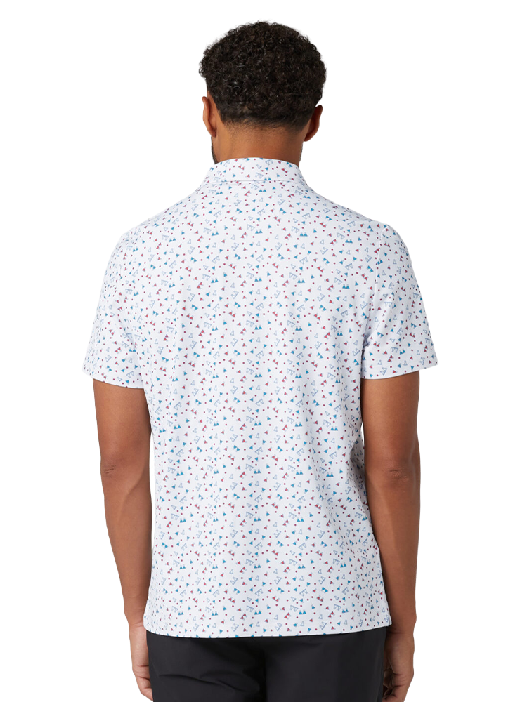 Original Penguin 19th Hole Sake-Tini Novelty Polo - Bright White