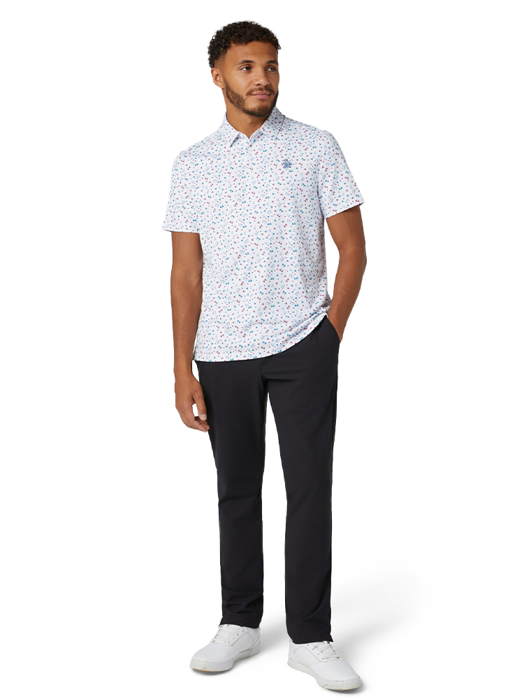 Original Penguin 19th Hole Sake-Tini Novelty Polo - Bright White