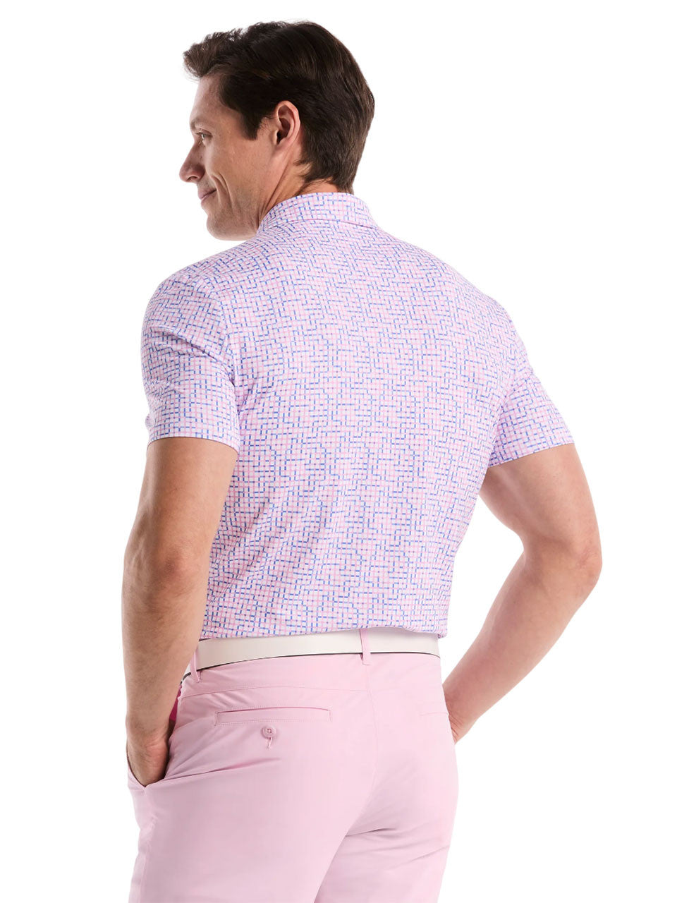 Original Penguin Colour Theory Gingham Polo - Pirouette