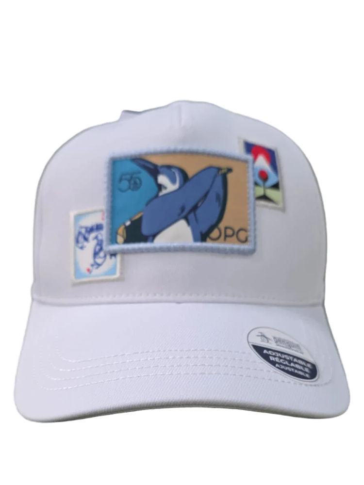 Original Penguin Embellished Traveler Patch Cap - Bright White