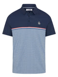 Original Penguin "Engineered "P" Colour Block Polo - Black Iris